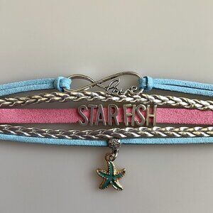 LOVE STARFISH INFINITY BRACELET